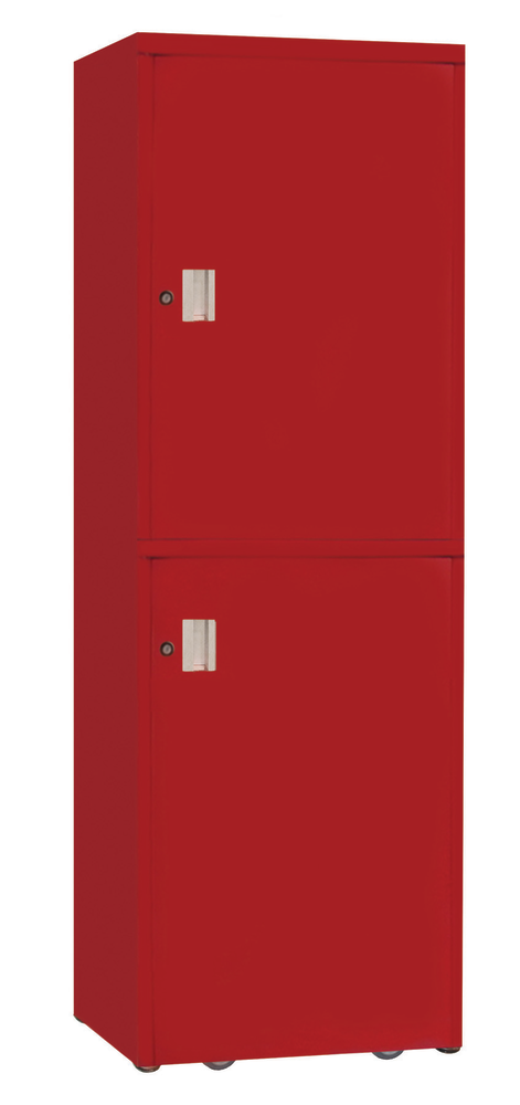 Combo cart and oil waste storage locker