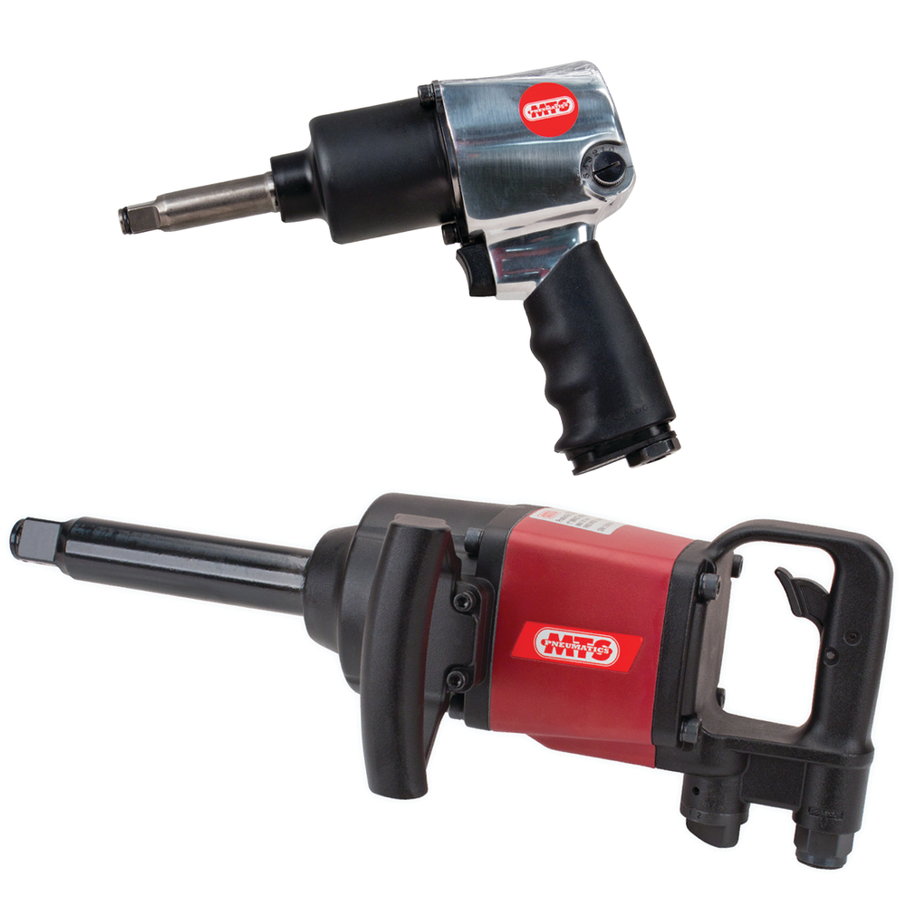 1/2" and 1" MTS pneumatic impact wrenches Fleet Maintenance