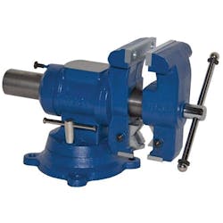Multi-jaw rotating and combination pipe and bench vise, No. 750 Multi-jaw rotating and combination pipe and bench vise, No. 750