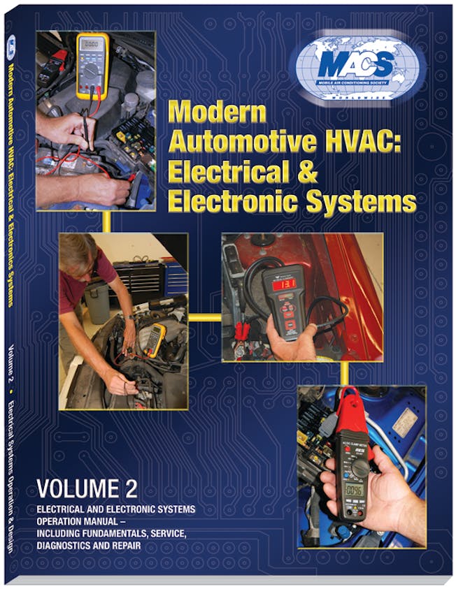 Modern Automotive HVAC Electrical and Electronic Systems textbook
