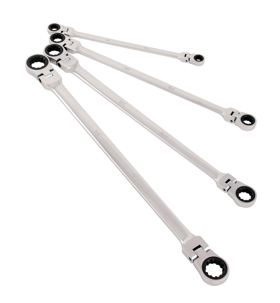 Spline drive ratcheting wrench