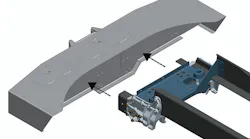 T370 front frame assmebly