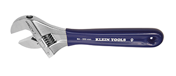 Extra-wide jaw 8' adjustable wrench, No. D509-8