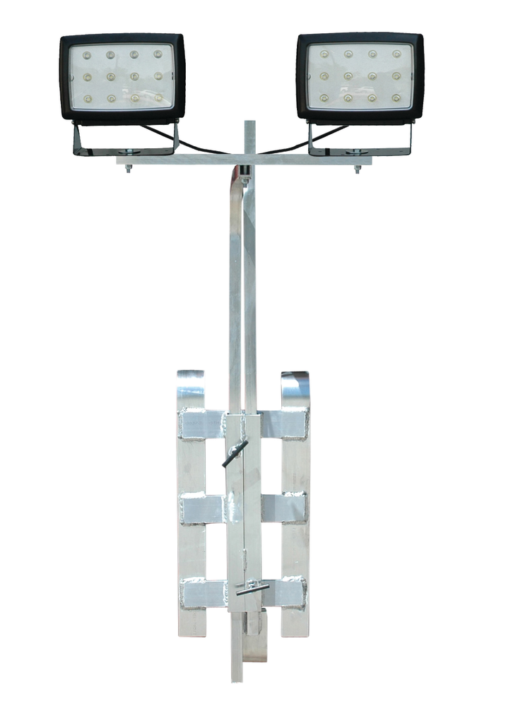 Rail mount LED work area light, No. WAL-JH-2XWP400