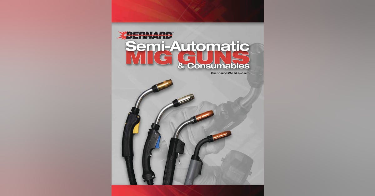 SemiAutomatic MIG Guns and Consumables catalog Fleet Maintenance