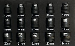 15 pc. Stubby Impact Socket Set, No. MA42015M 15 pc. Stubby Impact Socket Set, No. MA42015M