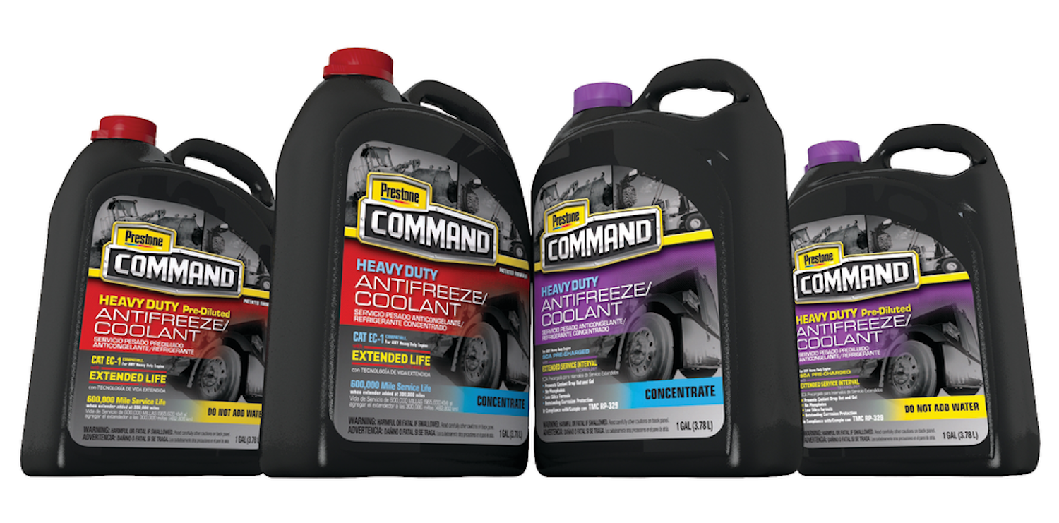 Command heavy duty antifreeze/coolants Fleet Maintenance
