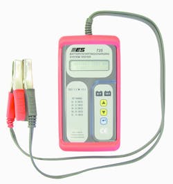The ESI 725 Battery and Starting/Charging System Tester. The ESI 725 Battery and Starting/Charging System Tester.
