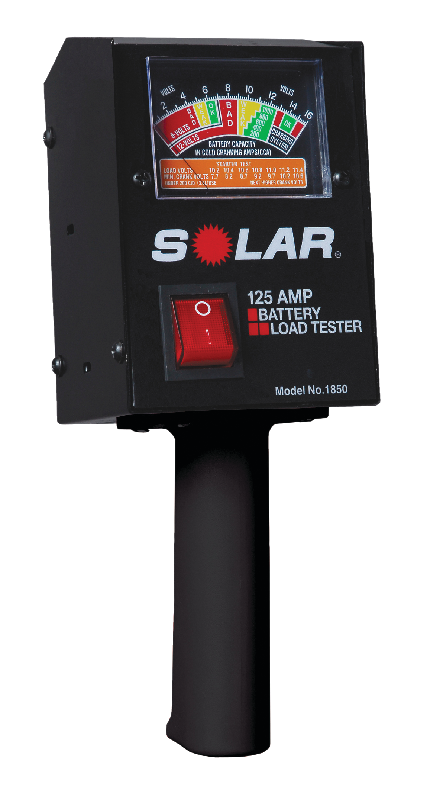 SOLAR 125 Amp Digital Fixed Load Battery Tester, No. 1850