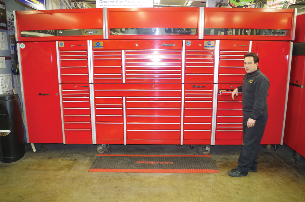Bob Arlotta in front of his Big-Time Box