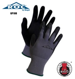 ROC GP100 Micro-Foam Nitrile Coated Work Gloves ROC GP100 Micro-Foam Nitrile Coated Work Gloves