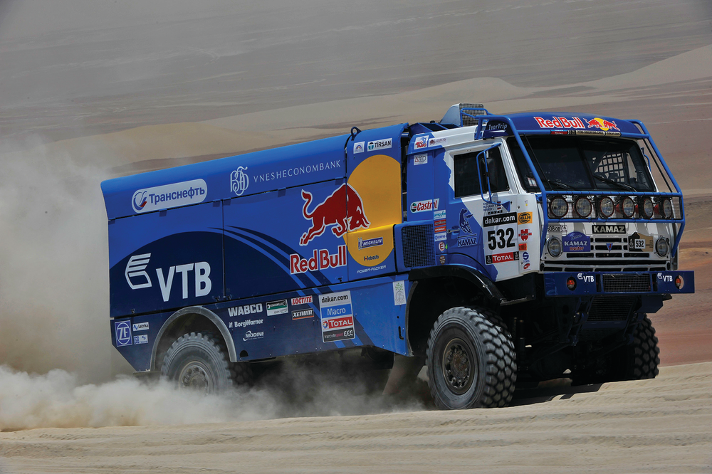 WABCO's trucks to win the top three places in the 2013 Dakar Rally.