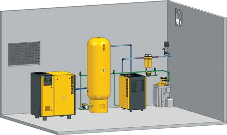 Opportunities for enhancing compressed air system performance