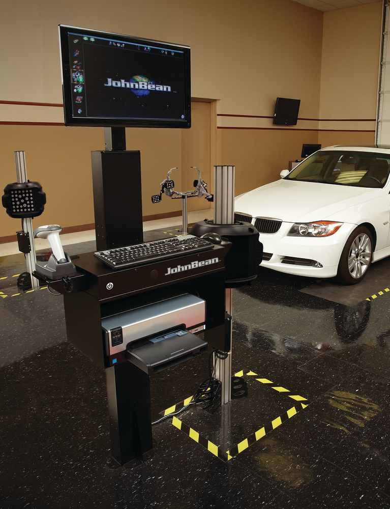 Alignment Audit System with AC400 Touchless Wheel Clamp