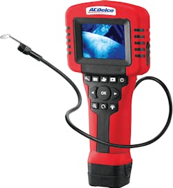 ACDelco's 6V Multi-Media Inspection Cameras, Nos. ARZ6055 and 6058, allow the user to identify and document issues, download the information to a computer. For information, go to VehicleServicePros.com/10888914. ACDelco's 6V Multi-Media Inspection Cameras, Nos. ARZ6055 and 6058, allow the user to identify and document issues, download the information to a computer. For information, go to VehicleServicePros.com/10888914.