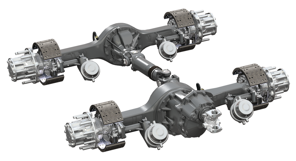 Spicer Pro-40 tandem axles now available through Kenworth, Peterbilt data books.