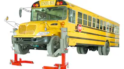 Wheel lifts are designed to be used in pairs to safely lift only one end of a vehicle by cradling the tires and wheels.
