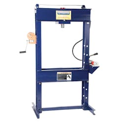 25 Ton Manual Shop Press, No. HW93300 25 Ton Manual Shop Press, No. HW93300
