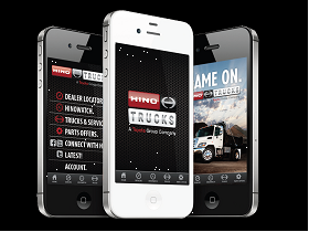Hino Truck's Mobile App
