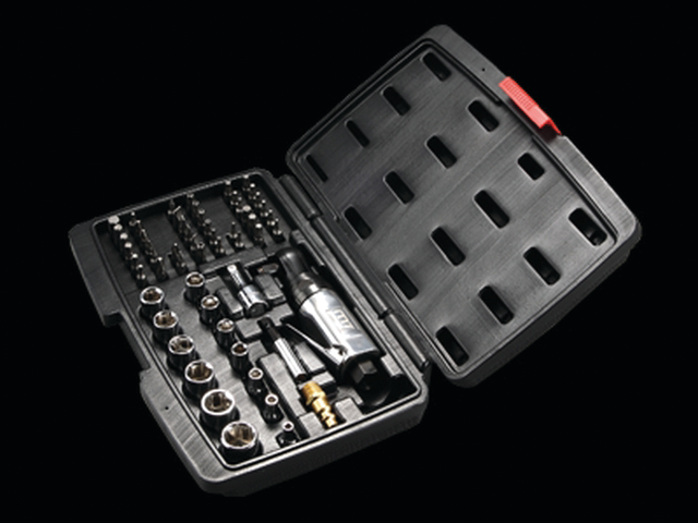 Mighty-Seven 57 Piece Hybrid 3/8' Drive Air Ratchet Set, No. NE-0357