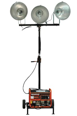 Watt Mini Light Tower, No. WAL-ML-3XM-3G 3000 Watt Mini Light Tower, No. WAL-ML-3XM-3G 3000