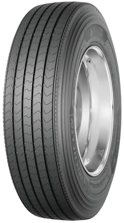 The Michelin X Line Energy T tire will be available in four sizes including: 11R22.5, 275/80R22.5, 11R24.5, and 275/80R24.5. The Michelin X Line Energy T tire will be available in four sizes including: 11R22.5, 275/80R22.5, 11R24.5, and 275/80R24.5.