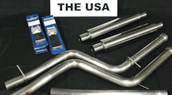 Cat-back exhaust system for the 2009-13 Dodge Challenger 5.7 HEMI