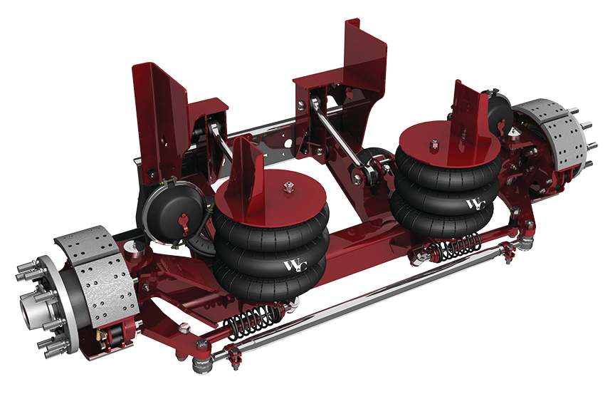 Tru-Track trailer axles