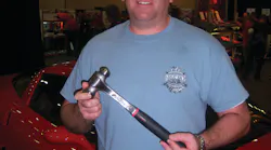 Chad Nelson appreciates the patented anti-vibe technology on the Mac Tools anti-vibe hammers.