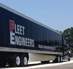 AeroSaver trailer side skirt AeroSaver trailer side skirt