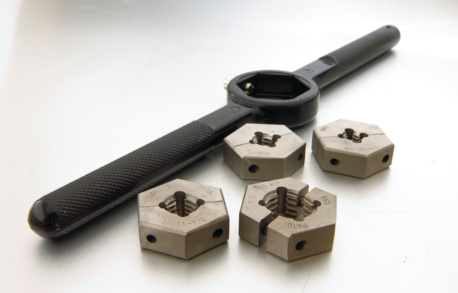 Split Rethreading Dies