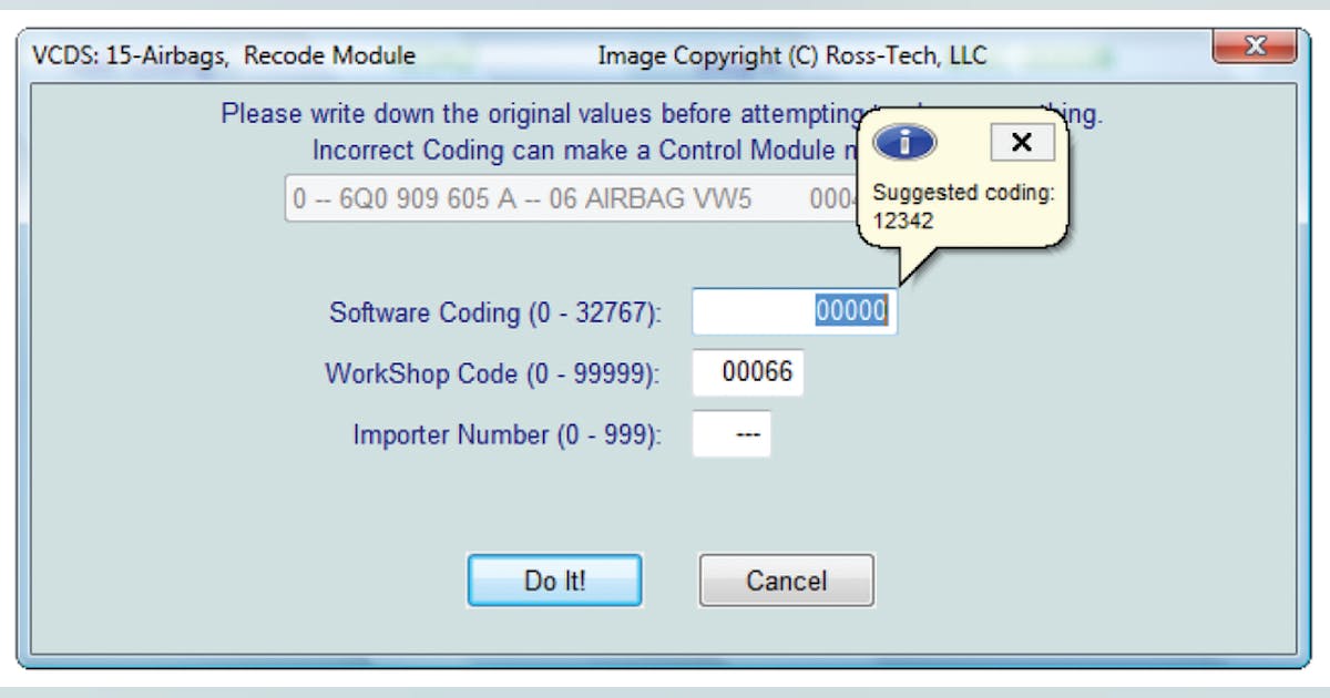 Tech Tip: Help with VW/Audi airbag module coding | Fleet Maintenance