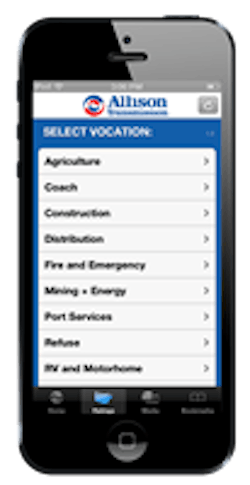 Allison Transmission releases new iPhone/iPad app Allison Transmission releases new iPhone/iPad app