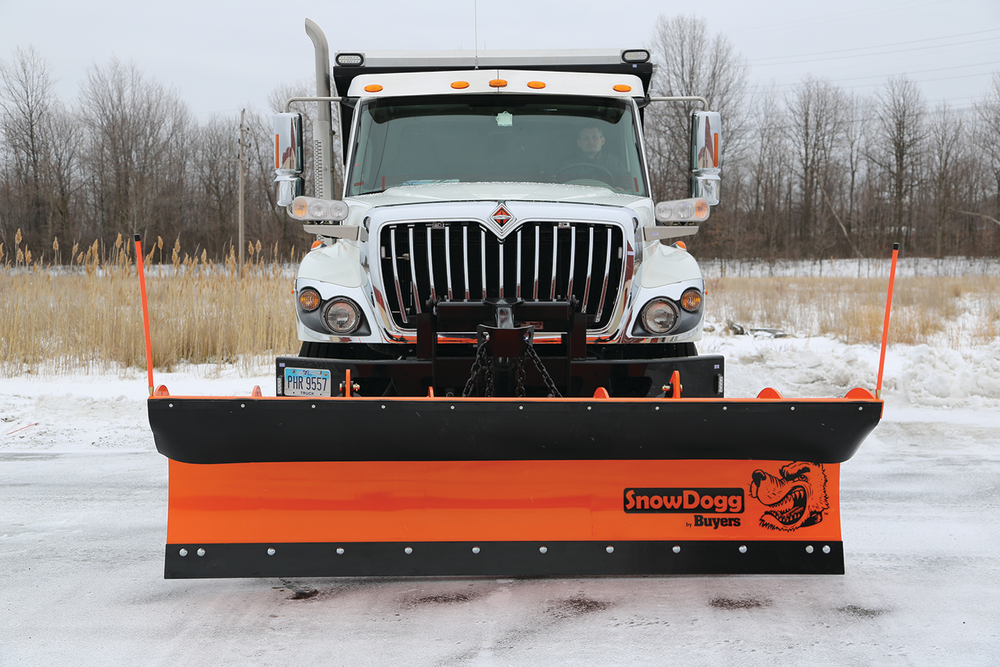 36' SnowDogg municipal snow plow