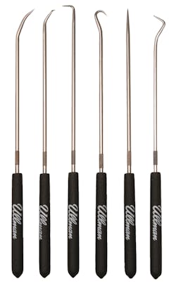 Six Piece Hook and Pick Set, No. CHP-6L Six Piece Hook and Pick Set, No. CHP-6L