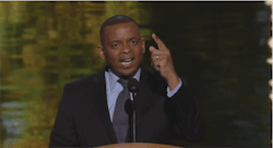 Charlotte Mayor Anthony Foxx speaking at the 2012 Democratic National Convention. Charlotte Mayor Anthony Foxx speaking at the 2012 Democratic National Convention.