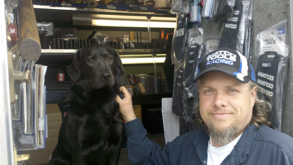 Doug Simms Jr. has found DVDs great selling tools on his tool truck.