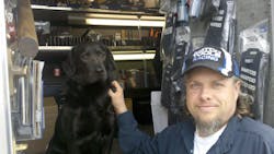 Doug Simms Jr. has found DVDs great selling tools on his tool truck. Doug Simms Jr. has found DVDs great selling tools on his tool truck.