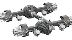 Engineered performance improvements into tandem axles, like the Spicer AdvanTEK 40, help drive efficiency gains, improve reliability, reduce vehicle weight and decrease total ownership costs.