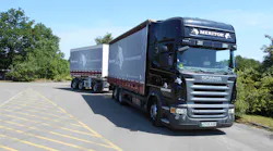 The Rigid combination vehicle used for the offset backing challenge.