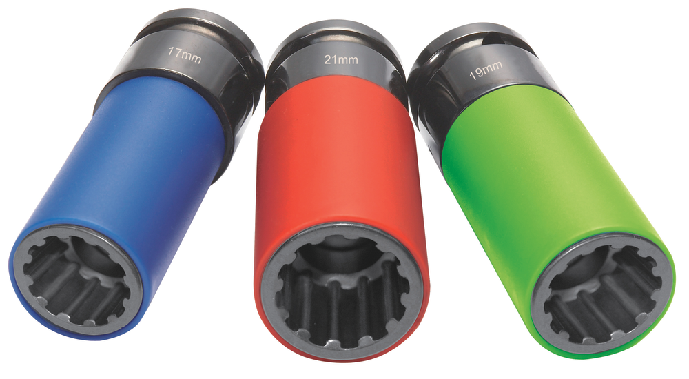 1/2' Drive Spline Protective Wheel Socket Set, No. MST903.