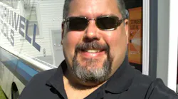 David Labbe's outgoing personality has been a great help as a tool dealer.