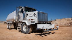 Western Star and Klein Products developed a high-capacity water tank truck. Western Star and Klein Products developed a high-capacity water tank truck.