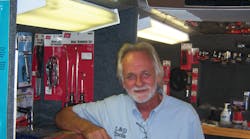 Moskalyk finds a trailer every bit as effective for merchandising tools as a tool truck. Moskalyk finds a trailer every bit as effective for merchandising tools as a tool truck.