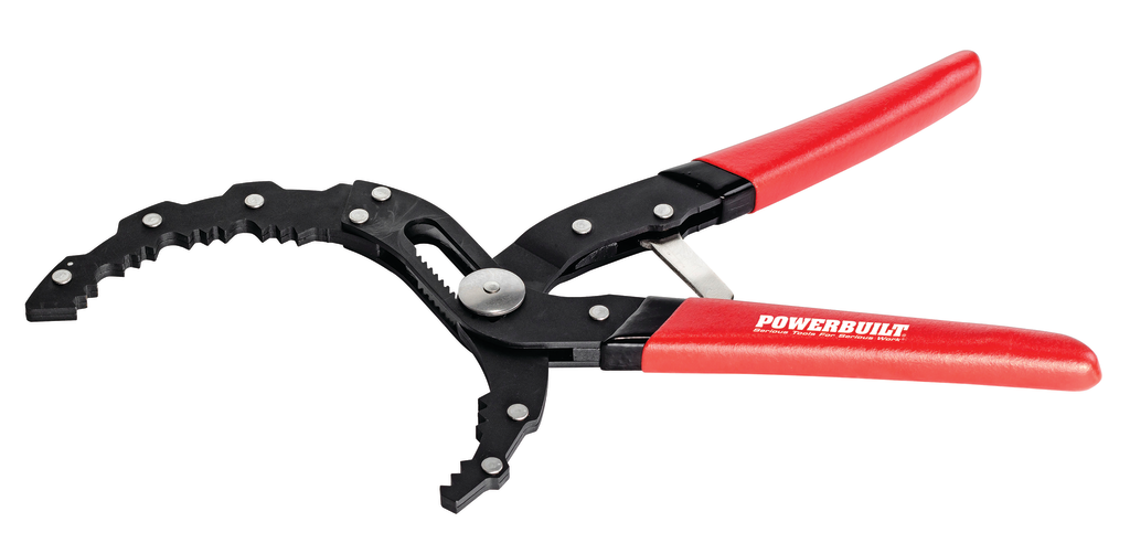Powerbuilt Self Adjusting Oil Filter Pliers Fleet Maintenance