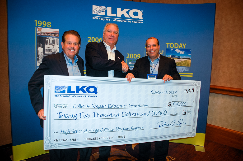 LKQ Corp. donates 25,000 to Collision Education Repair Foundation
