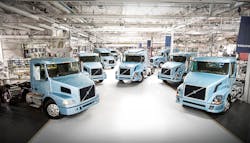 Volvo Trucks’ Optimized Series includes eight models equipped with proven fuel- and weight-saving specifications to deliver a greater value of ownership for regional tanker, bulk haul, refrigerated, dry van or flatbed applications. Volvo Trucks’ Optimized Series includes eight models equipped with proven fuel- and weight-saving specifications to deliver a greater value of ownership for regional tanker, bulk haul, refrigerated, dry van or flatbed applications.