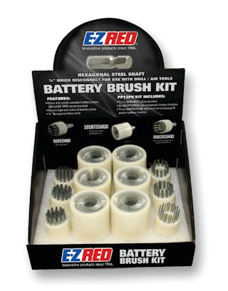 E-Z RED 506 EZ Red Side Terminal Battery Cleaning Brushes