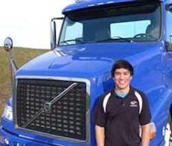 Zachary Ramirez, a student enrolled in WyoTech’s Diesel Advanced Technology Education (DATE) for Volvo Trucks program in Blairsville, Pa., is the recipient of an $8,700 Volvo Trucks DATE scholarship. Zachary Ramirez, a student enrolled in WyoTech’s Diesel Advanced Technology Education (DATE) for Volvo Trucks program in Blairsville, Pa., is the recipient of an $8,700 Volvo Trucks DATE scholarship.