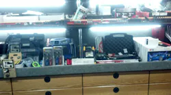 Kraig Thoreson's 'promo shelf' features items on discount. Customers always want to see what's on the shelf.